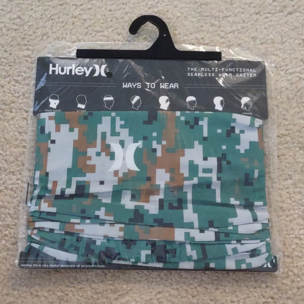 Hurley Multi-Functional Seamless Wear Gaiter